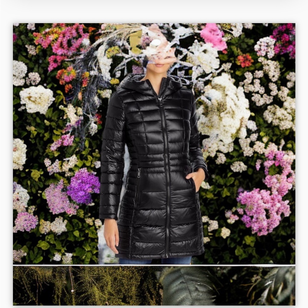 Calvin Klein Packable Puffer Coat -Premium Down NWOT-Sz S😍🍂❄️